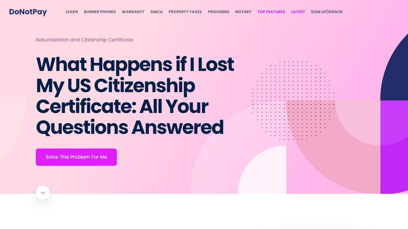 What Happens If I Lost My US Citizenship Certificate? - DoNotPay