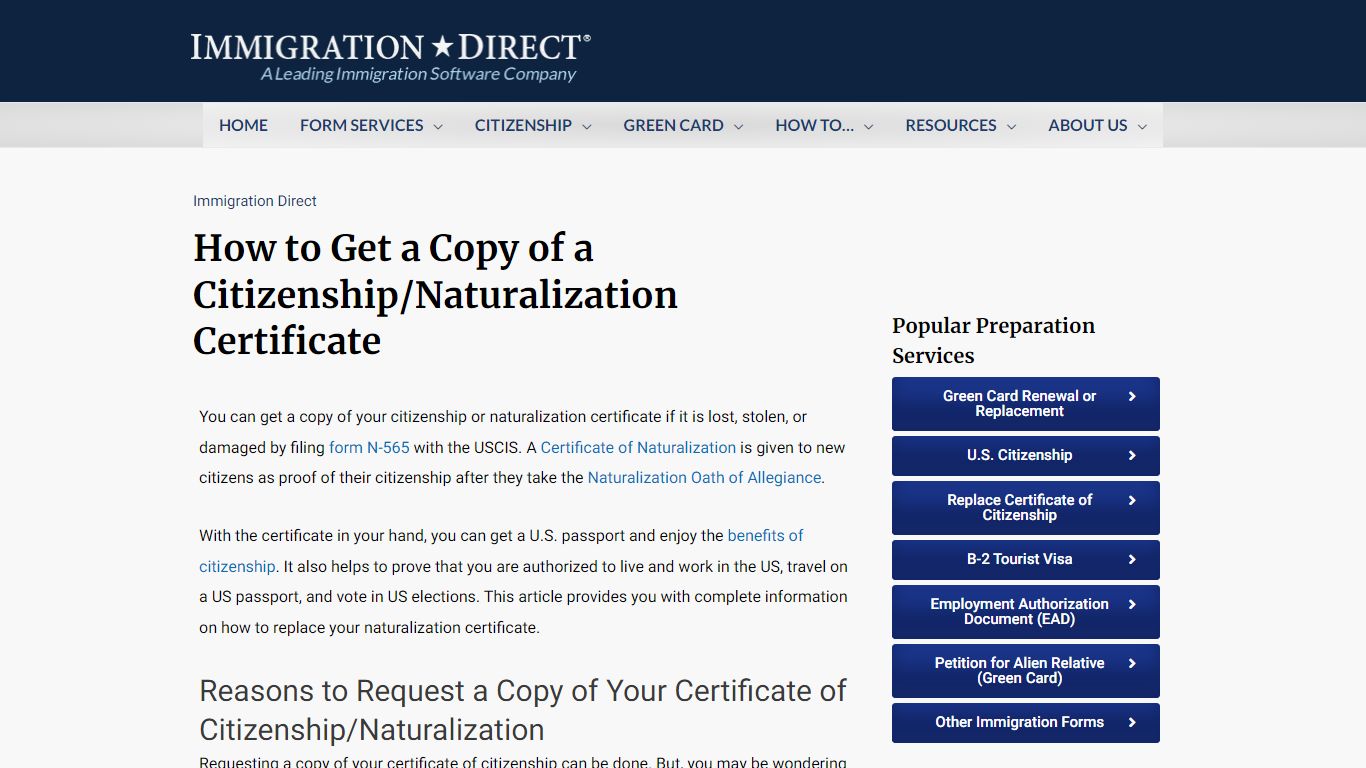 How To Get A Copy Of Naturalization Certificate?Updated-2022